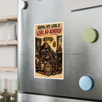 Level 60 Achieved (Red) – Poster Decal