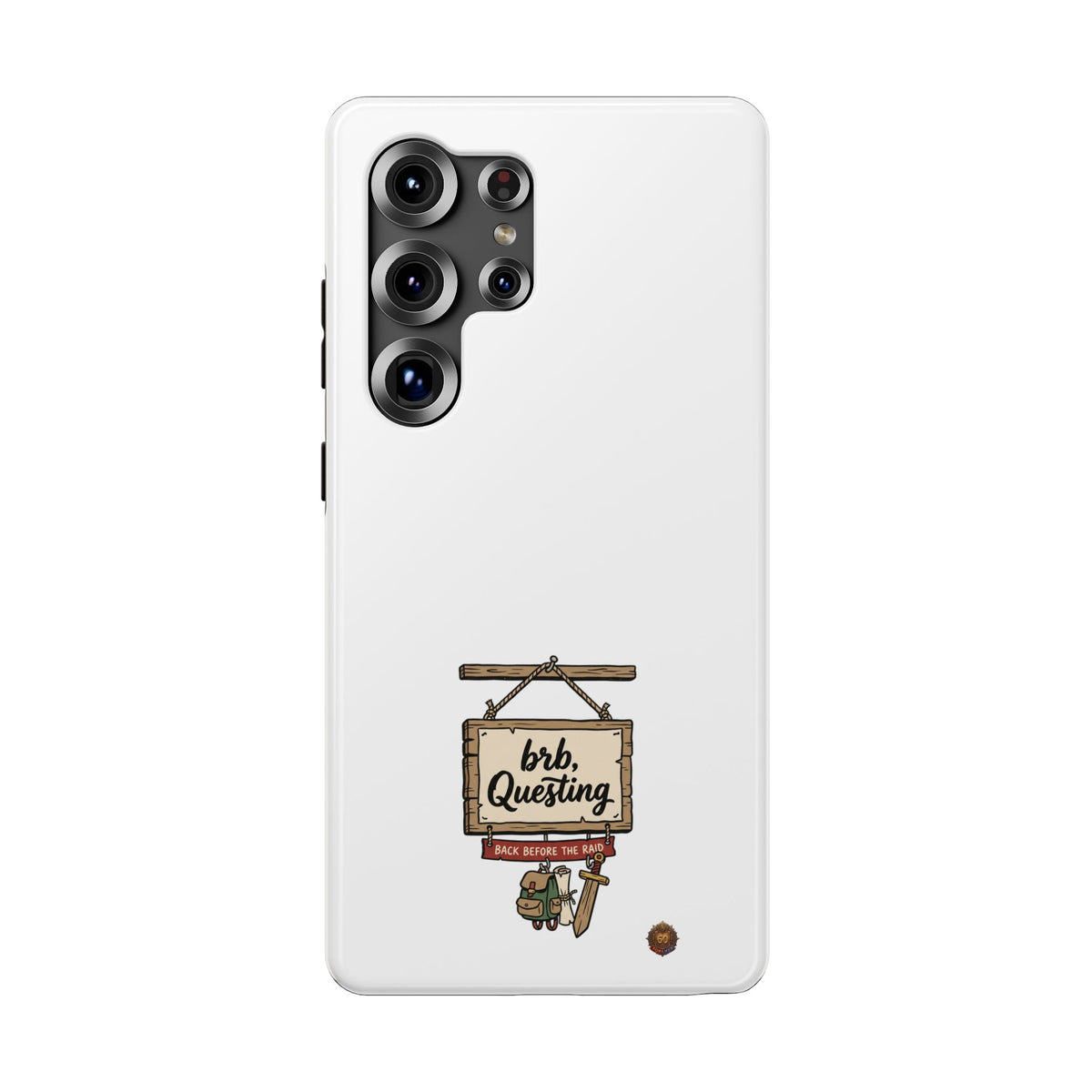 brb, Questing – Phone Case