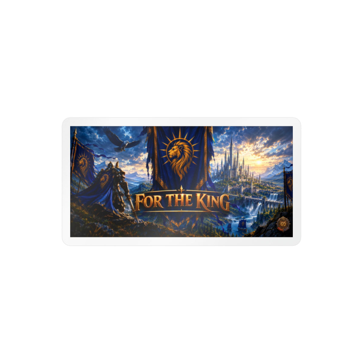For The King – Banner Art – Sticker