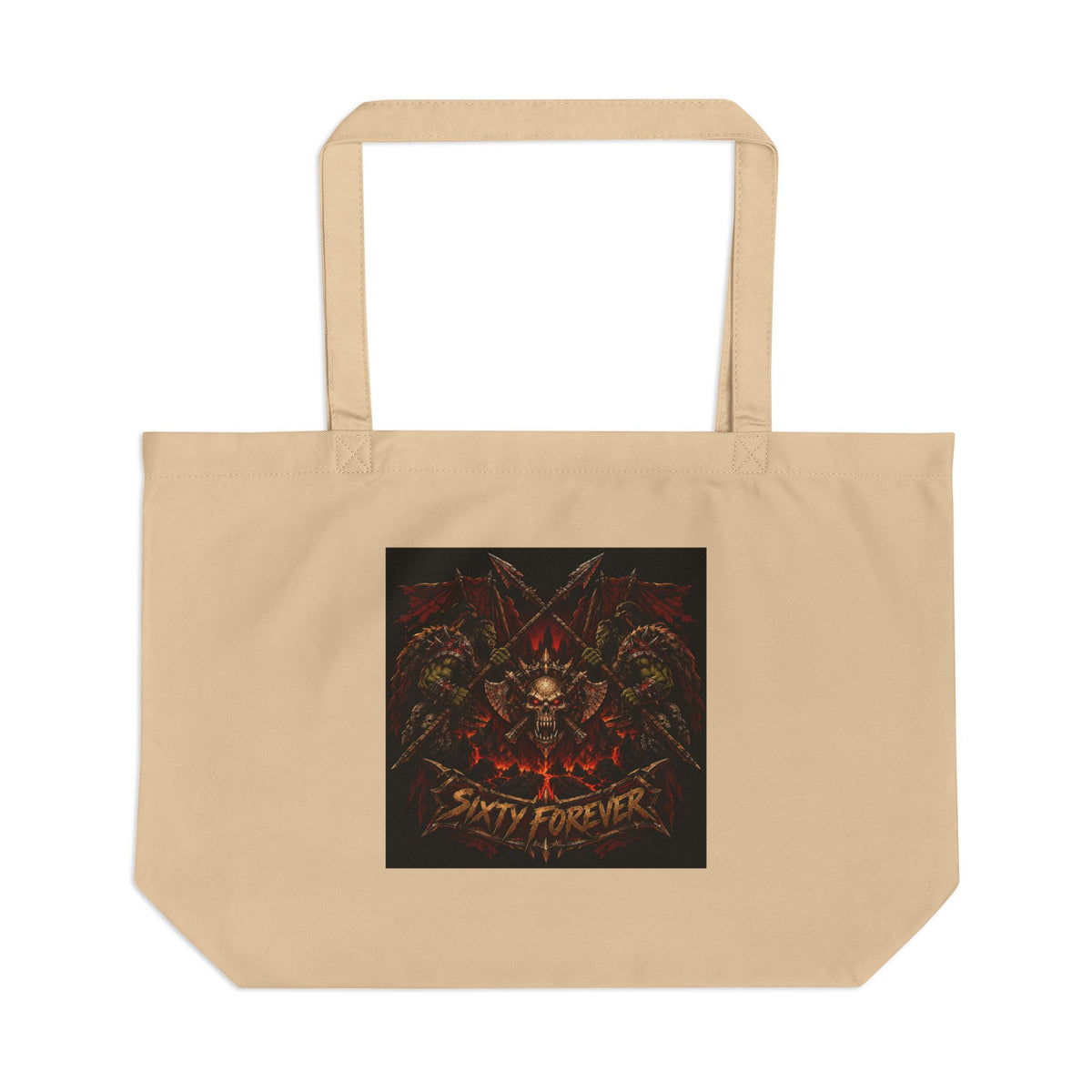 Sixty Forever – Skull & Axes – Tote Bag