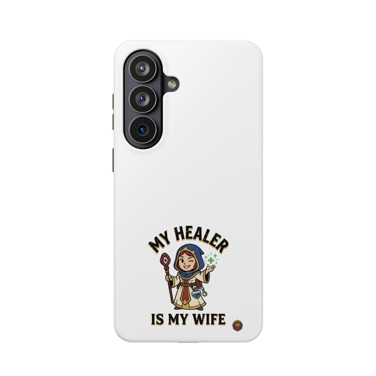 Phone Case — 'My Healer Is My Wife' Heavy-Duty Impact-Resistant Phone Case