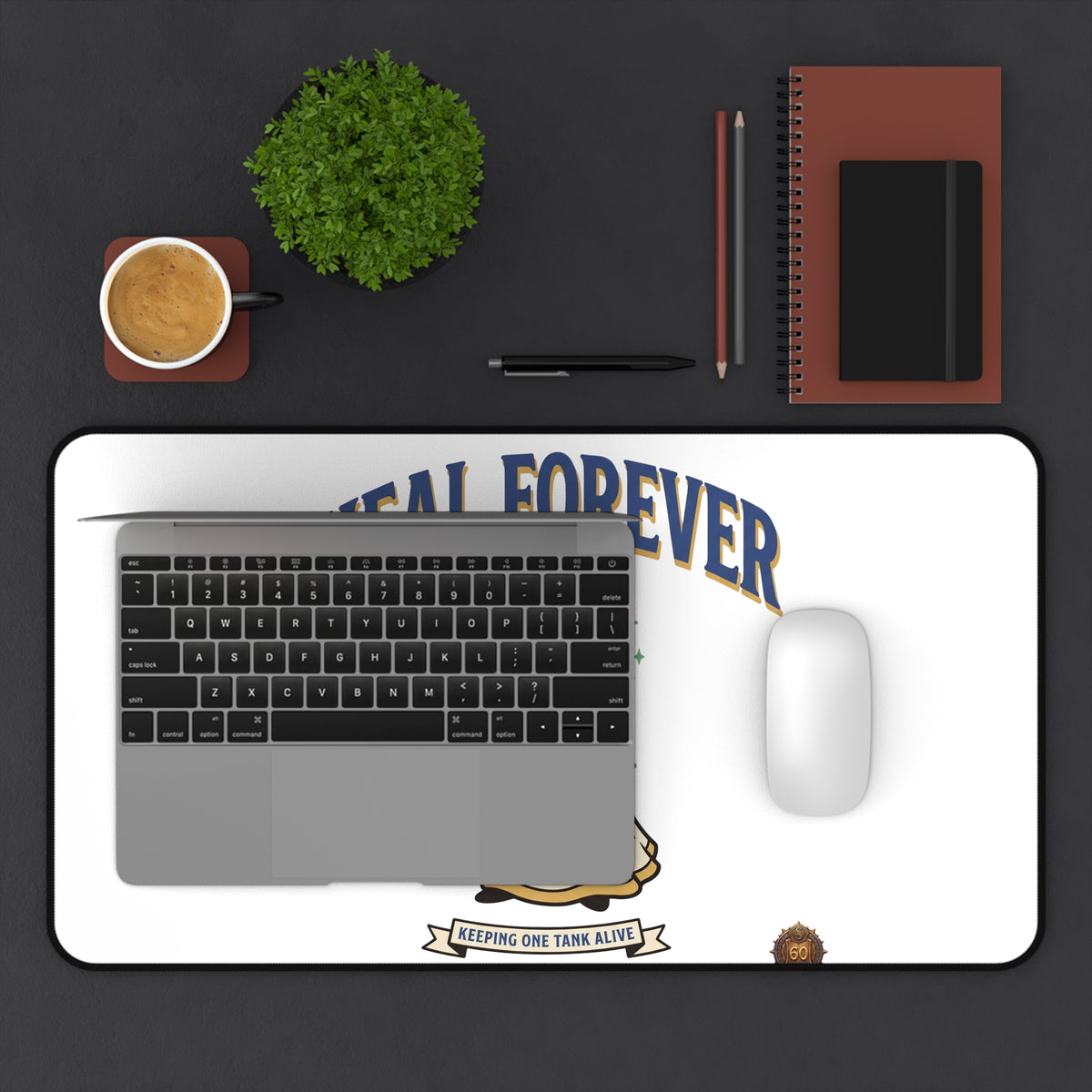 Heal Forever – Desk Mat (12×18 to 16×32 in) | Sixty Forever Co.