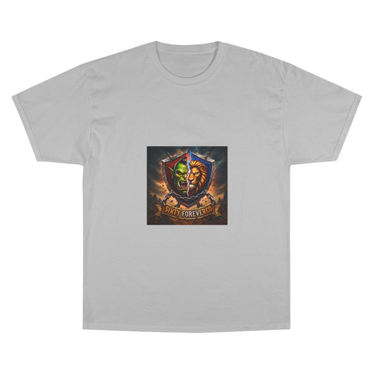 Champion T-Shirt - "Victory Forever" Fantasy Shield Gamer Tee