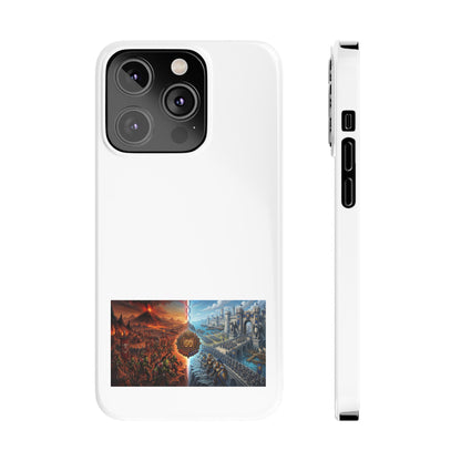 Viking Warrior Slim Phone Case — Norse Saga Art