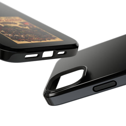 Phone Case — 'Social Life: Level 0 — Level 60 Achieved (Skull Banner)' Heavy-Duty Impact-Resistant Phone Case