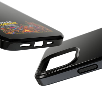 Phone Case — 'Level 60 Forever Campfire' Heavy-Duty Impact-Resistant Phone Case