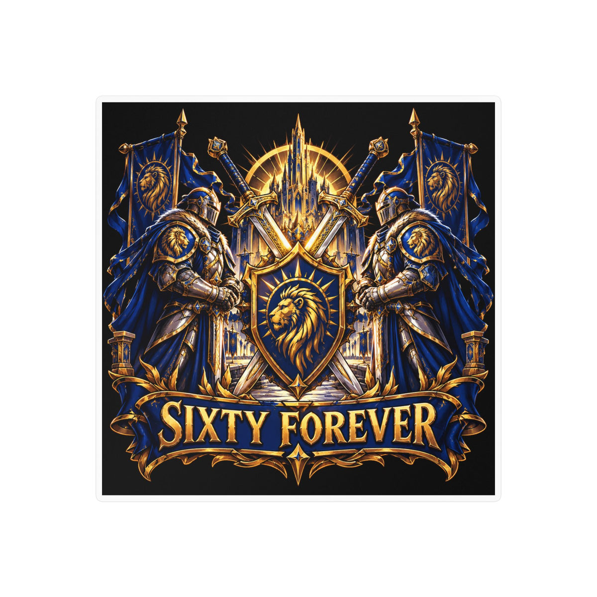 For The King – Crest – Poster Decal