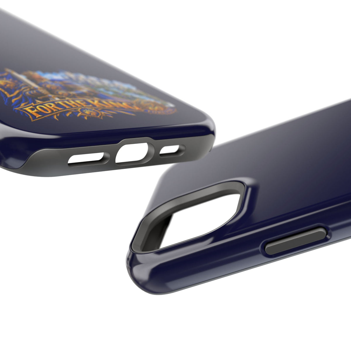 Phone Case — 'For The King' Banner Heavy-Duty Impact-Resistant Phone Case
