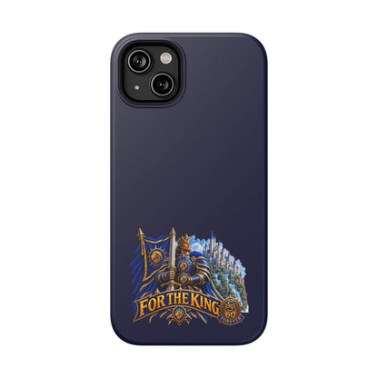Phone Case — 'For The King' Banner Heavy-Duty Impact-Resistant Phone Case