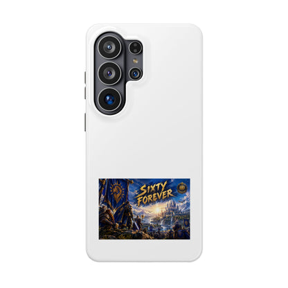 Sixty Forever – Blue Banner – Phone Case