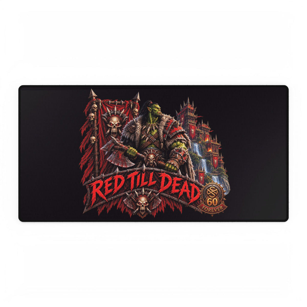 Red Till Dead – Orc Warrior – Mouse Pad
