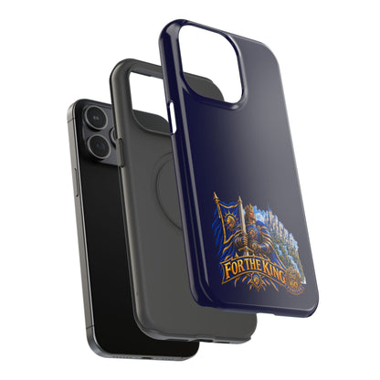 Phone Case — 'For The King' Banner Heavy-Duty Impact-Resistant Phone Case