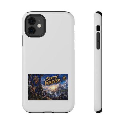 Sixty Forever – Blue Banner – Phone Case