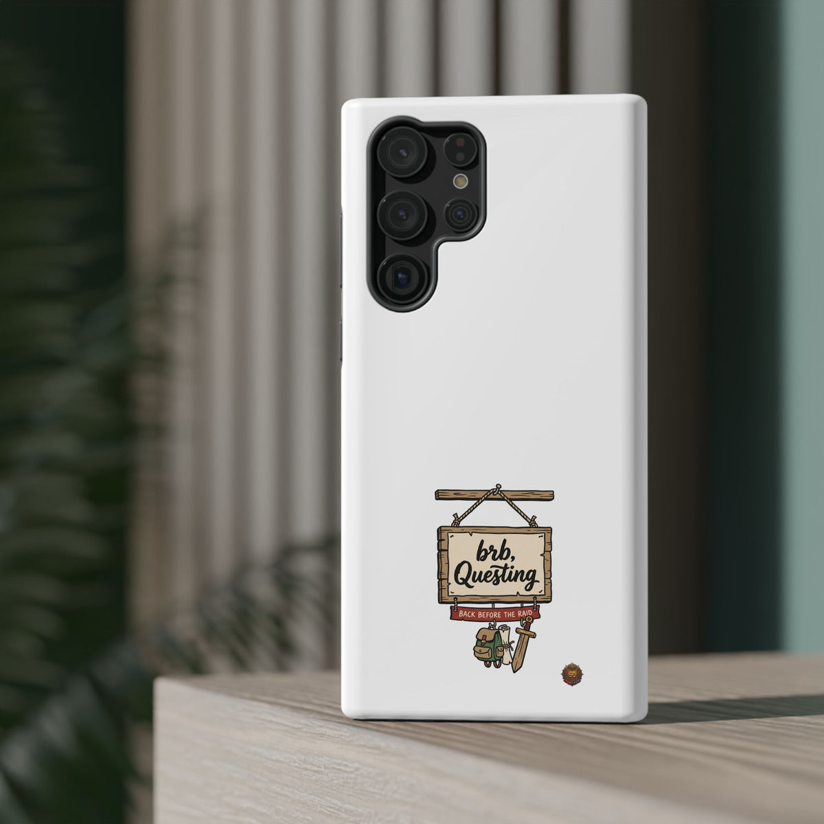 brb, Questing – Phone Case