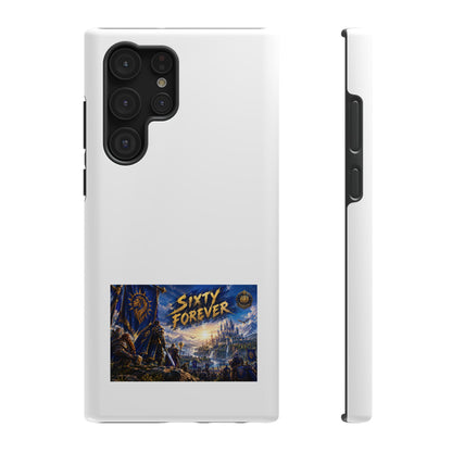 Sixty Forever – Blue Banner – Phone Case