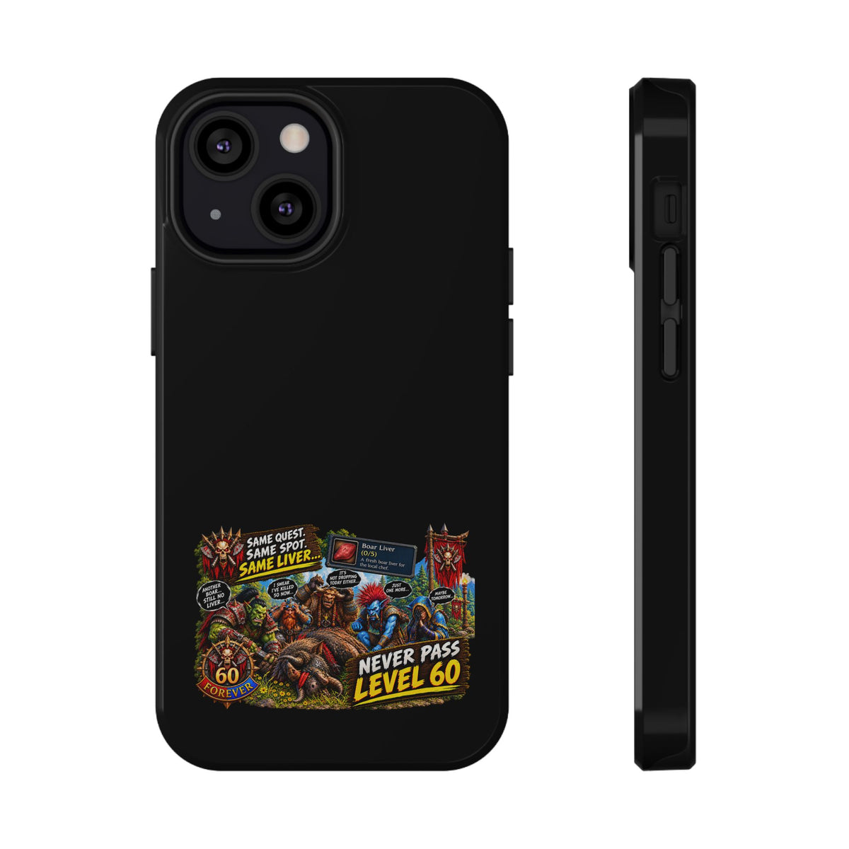 Phone Case — 'Same Quest, Same Spot' Heavy-Duty Impact-Resistant Phone Case