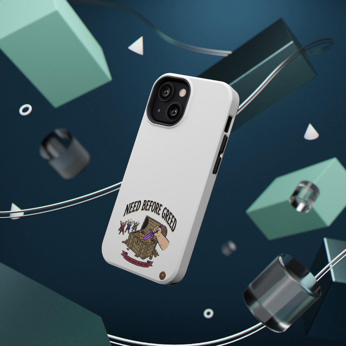 Phone Case — 'Need Before Greed' Heavy-Duty Impact-Resistant Phone Case