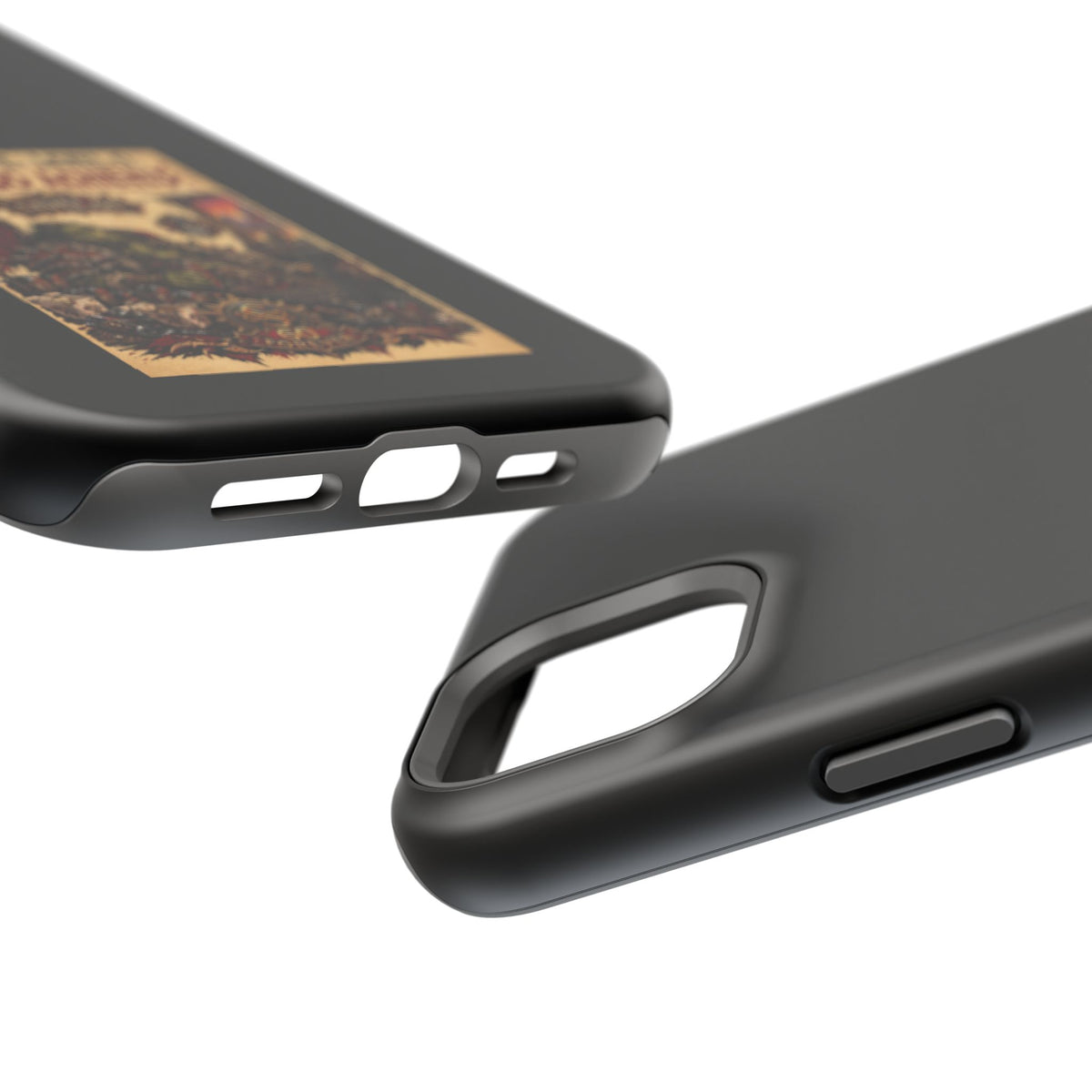 Phone Case — 'Social Life: Level 0 — Level 60 Achieved (Skull Banner)' Heavy-Duty Impact-Resistant Phone Case