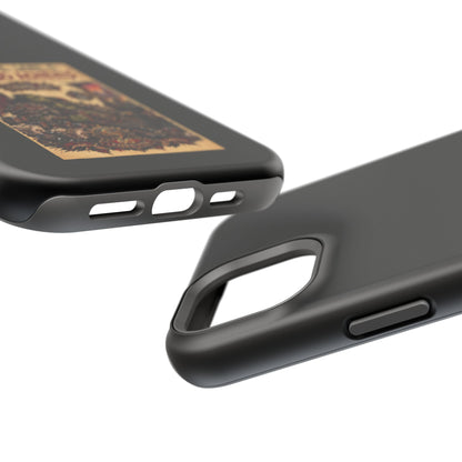 Phone Case — 'Social Life: Level 0 — Level 60 Achieved (Skull Banner)' Heavy-Duty Impact-Resistant Phone Case