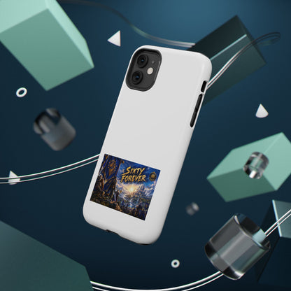 Sixty Forever – Blue Banner – Phone Case