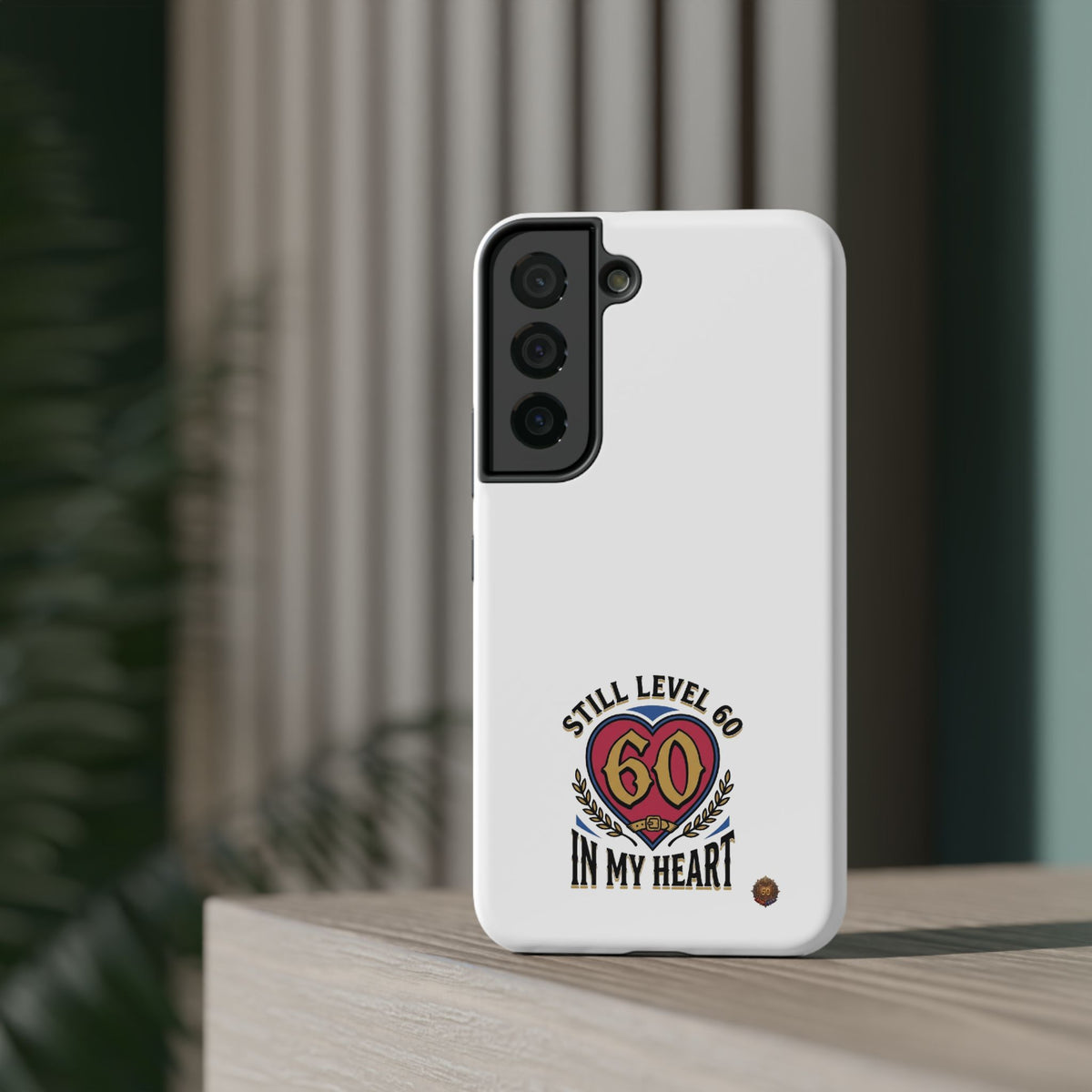 Phone Case — 'Still Level 60 In My Heart' Heavy-Duty Impact-Resistant Phone Case