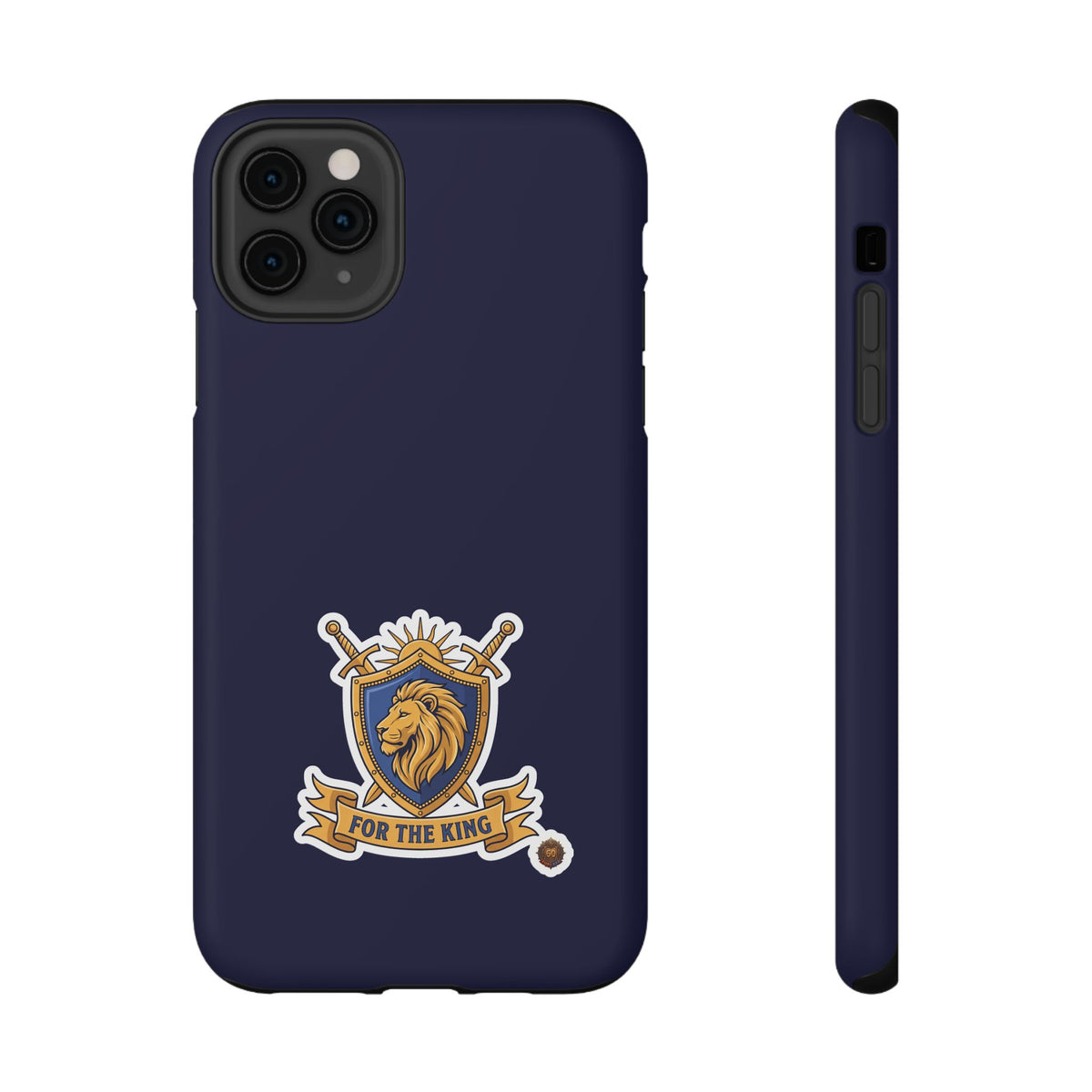 Phone Case — 'For The King Crest' Heavy-Duty Impact-Resistant Phone Case