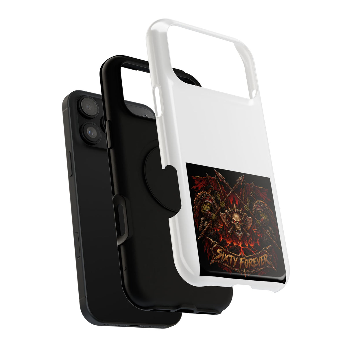 Sixty Forever – Skull & Axes – Phone Case