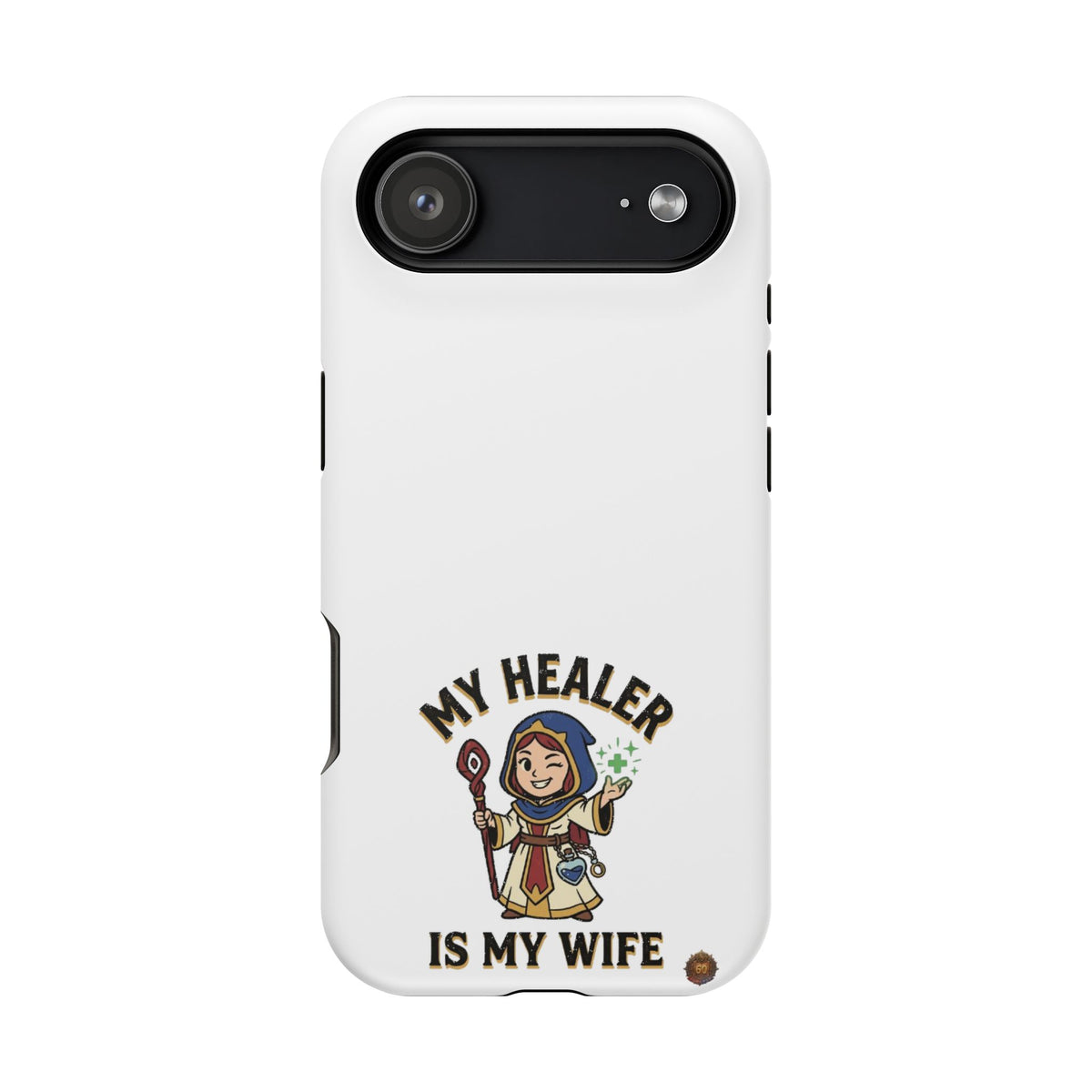 Phone Case — 'My Healer Is My Wife' Heavy-Duty Impact-Resistant Phone Case