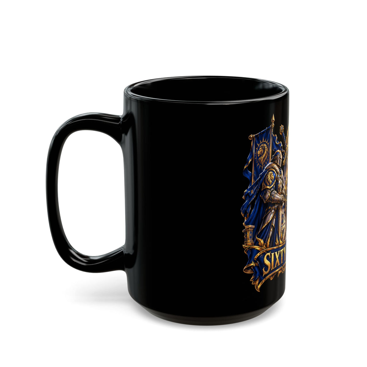 Sixty Forever Lion Knights – Black Mug (11oz & 15oz)