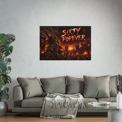 Sixty Forever War-Art Poster — Dark Fantasy Fine Art Print
