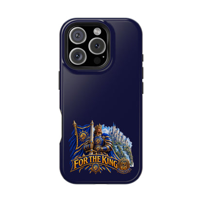 Phone Case — 'For The King' Banner Heavy-Duty Impact-Resistant Phone Case