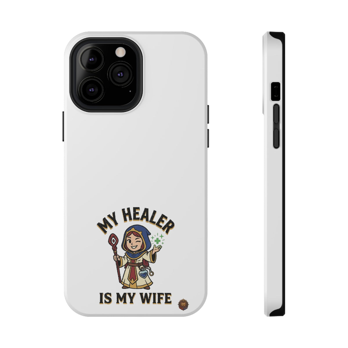Phone Case — 'My Healer Is My Wife' Heavy-Duty Impact-Resistant Phone Case