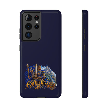 Phone Case — 'For The King' Banner Heavy-Duty Impact-Resistant Phone Case