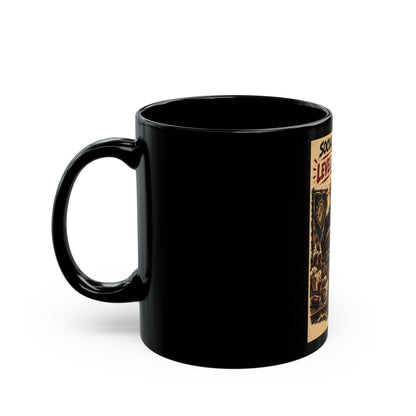 Social Life: Level 0 — Level 60 Achieved (Lion Banner) – Black Mug (11oz & 15oz)