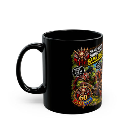 Same Quest, Same Spot – Black Mug (11oz & 15oz)