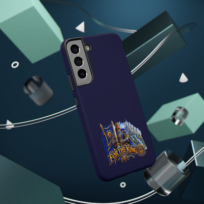 Phone Case — 'For The King' Banner Heavy-Duty Impact-Resistant Phone Case