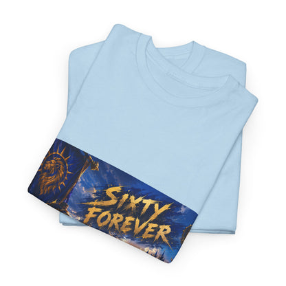 Sixty Forever – Blue Banner – T-Shirt