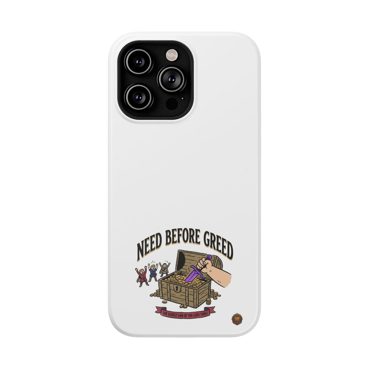 Phone Case — 'Need Before Greed' Heavy-Duty Impact-Resistant Phone Case