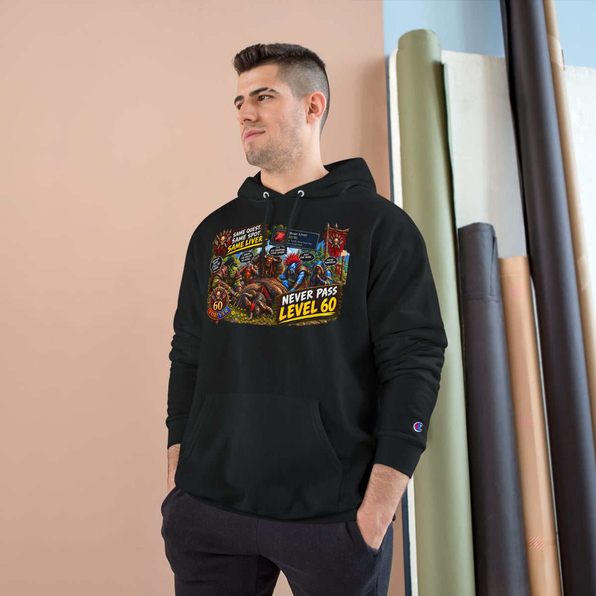 Never Pass Level 60 – Hoodie | Sixty Forever Co.