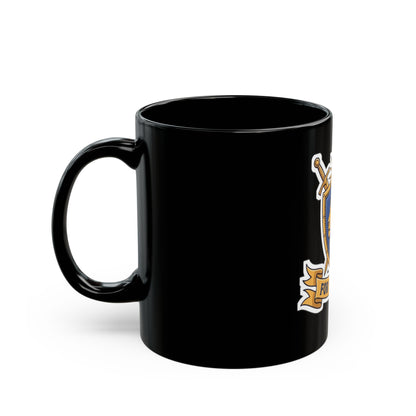 For The King Crest – Black Mug (11oz & 15oz)