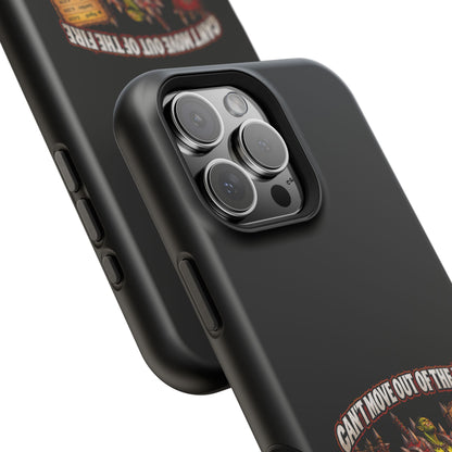 Phone Case — 'Can't Move Out of the Fire, It Would Lower My DPS' Heavy-Duty Impact-Resistant Phone Case