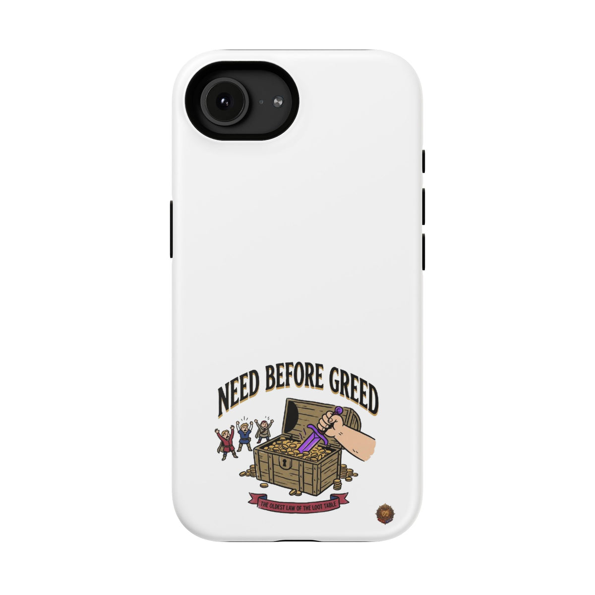 Phone Case — 'Need Before Greed' Heavy-Duty Impact-Resistant Phone Case