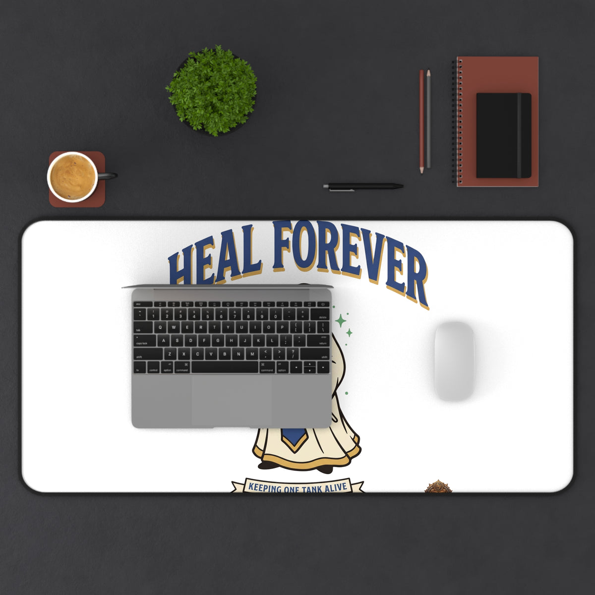 Heal Forever – Desk Mat (12×18 to 16×32 in) | Sixty Forever Co.