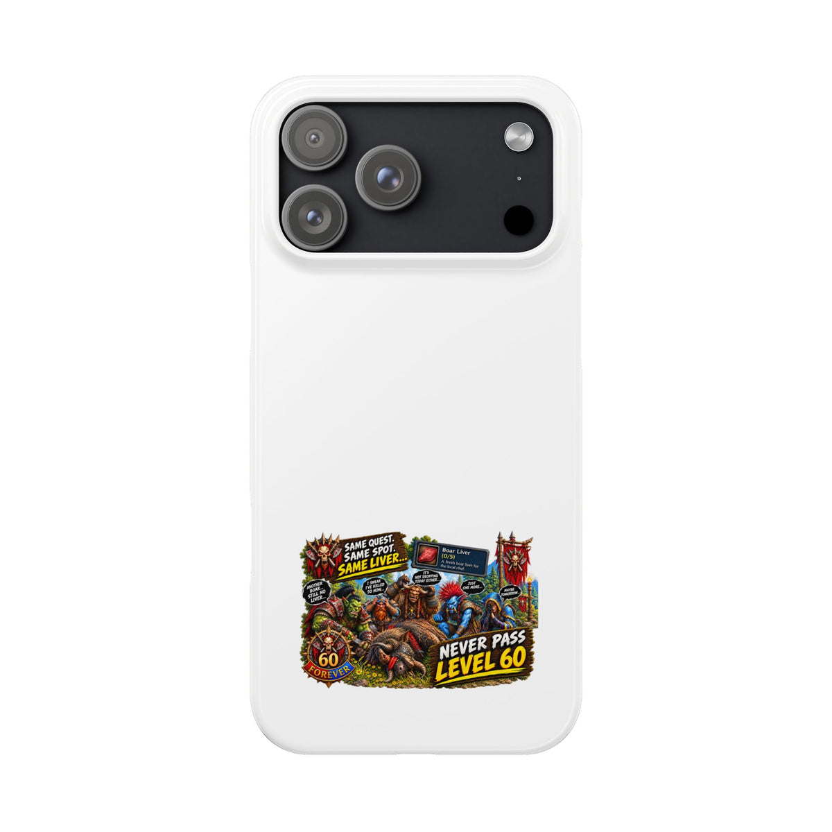 Level 60 Gamer Collage Slim Phone Case