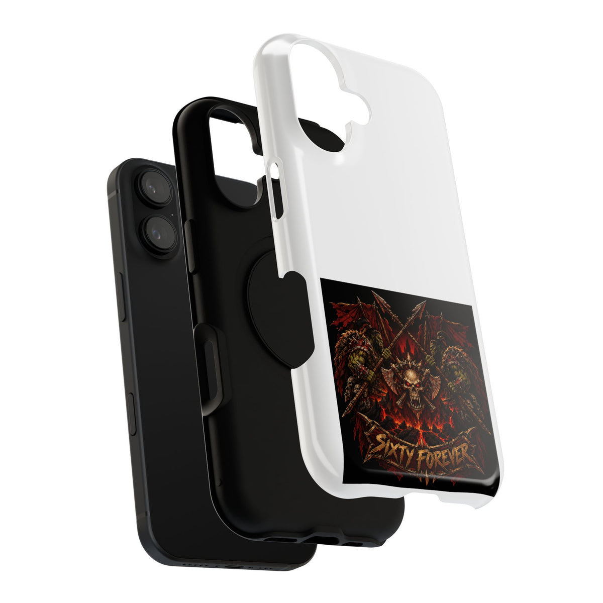 Sixty Forever – Skull & Axes – Phone Case