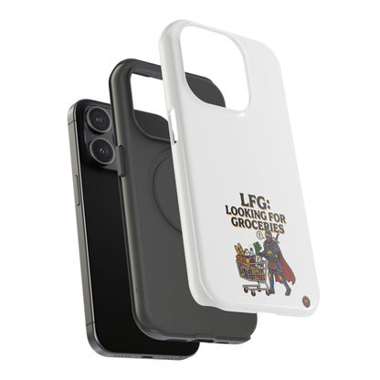 Phone Case — 'LFG: Looking for Groceries' Heavy-Duty Impact-Resistant Phone Case