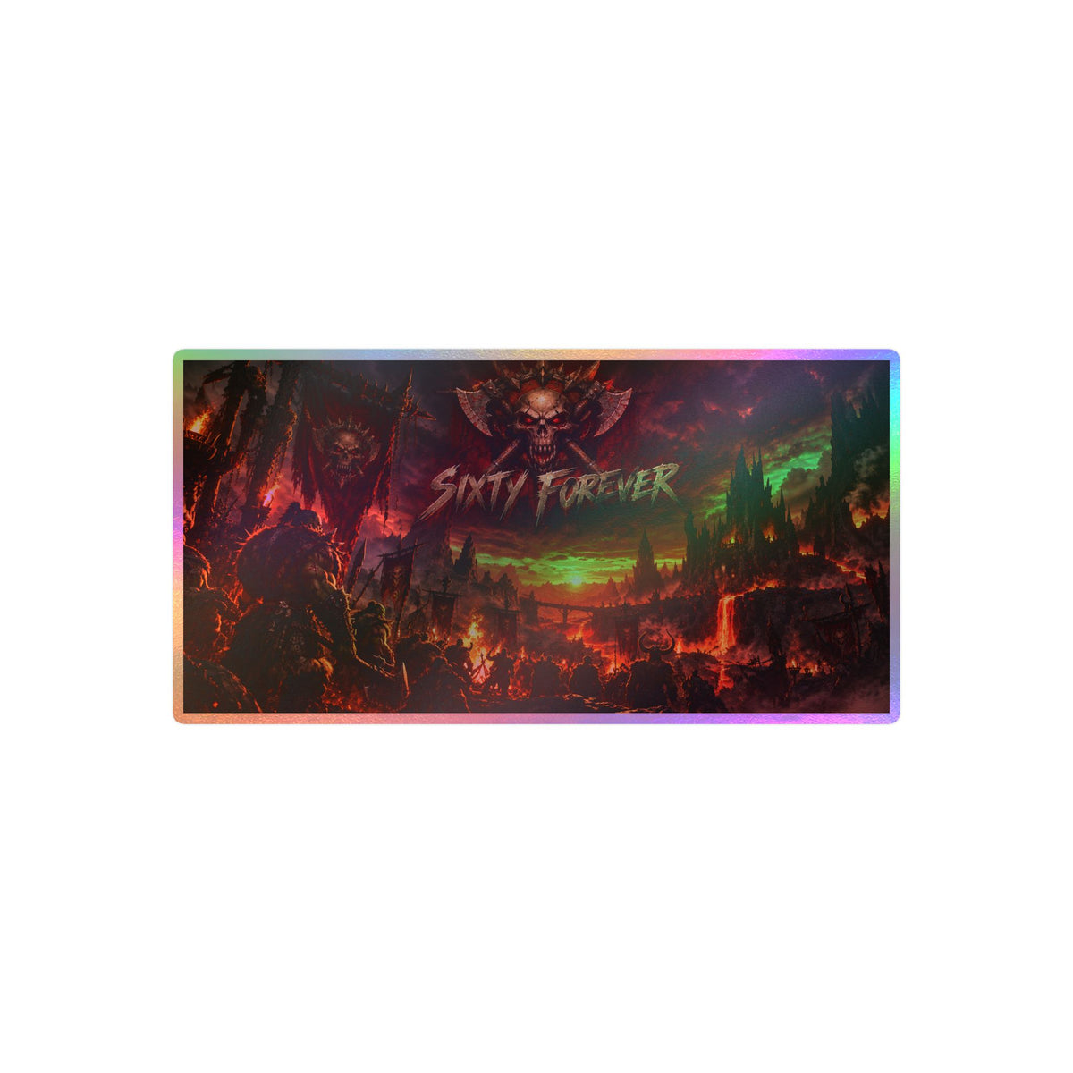 Sixty Forever – Lava Fields – Poster Decal