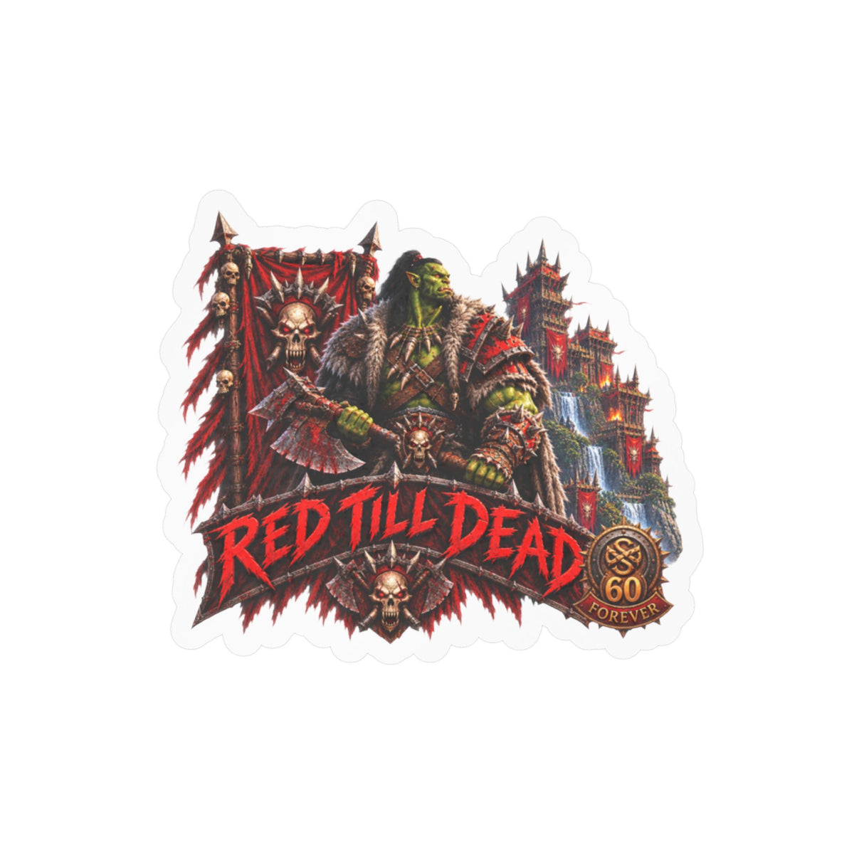 Red Till Dead – Poster Decal