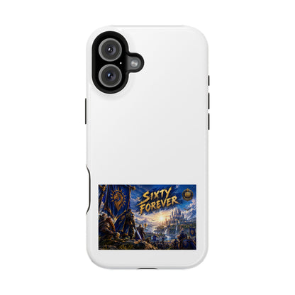 Sixty Forever – Blue Banner – Phone Case