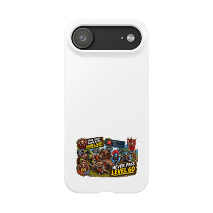 Level 60 Gamer Collage Slim Phone Case
